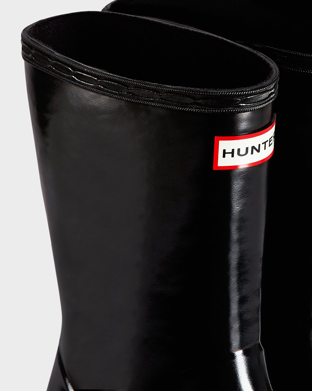 Botas de Lluvia Hunter Niños - Original First Classic Gloss - Negros - TRMHVXL-65